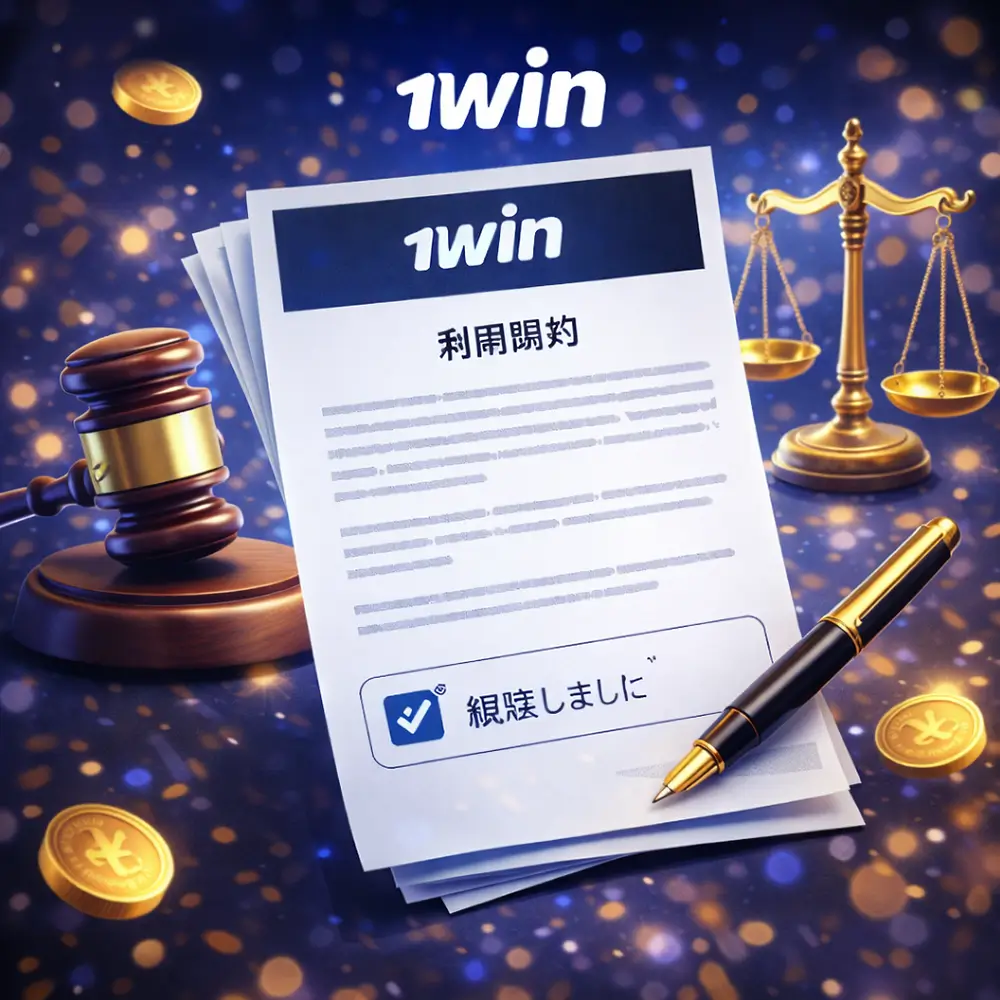 1win terms and conditions document with user agreement, rules and legal information